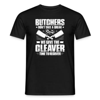 Boucherie boucherie boucherie boucherie boucherie - T-shirt homme - noir - Devant - AI Model Male 178 light (178cm)