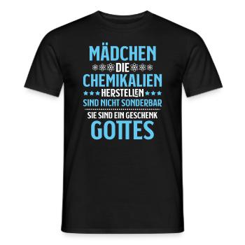 Chemical Technician Chemical Chemical Industry - Men's T-Shirt - black - Front - AI Model Male 178 light (178cm)