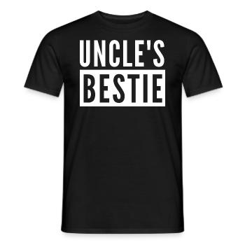 UNCLE'S BESTIE - Men's T-Shirt - black - Front - AI Model Male 178 light (178cm)