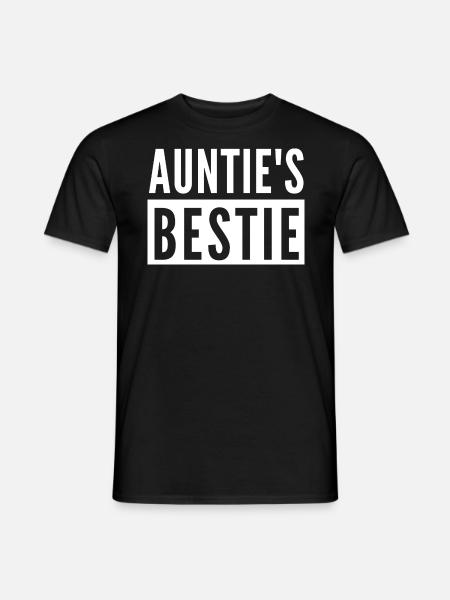 AUNTIE'S BESTIE - Men's T-Shirt - black