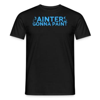 Devenir peintre Design de peinture pour peintres - T-shirt homme - noir - Devant - AI Model Male 178 light (178cm)
