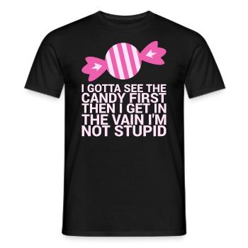 Ich Muss Den Ersten Lustigen Humor Für Erwachsene - Männer T-Shirt - Schwarz - Vorne - AI Model Male 178 light (178cm)