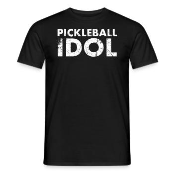Idole de pickleball pour les joueurs de pickleball ou - T-shirt homme - noir - Devant - AI Model Male 178 light (178cm)