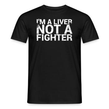 Je suis un foie, pas une chirurgie de combattant - T-shirt homme - noir - Devant - AI Model Male 178 light (178cm)