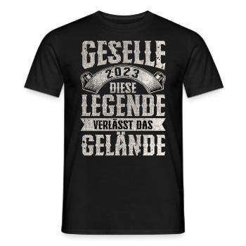 Geselle 2023 Gesellenprüfung - Männer T-Shirt - Schwarz - Vorne - AI Model Male 178 light (178cm)