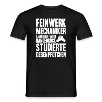 Feinwerkmechaniker Precision Machinist - Männer T-Shirt - Schwarz - Vorne - AI Model Male 178 light (178cm)