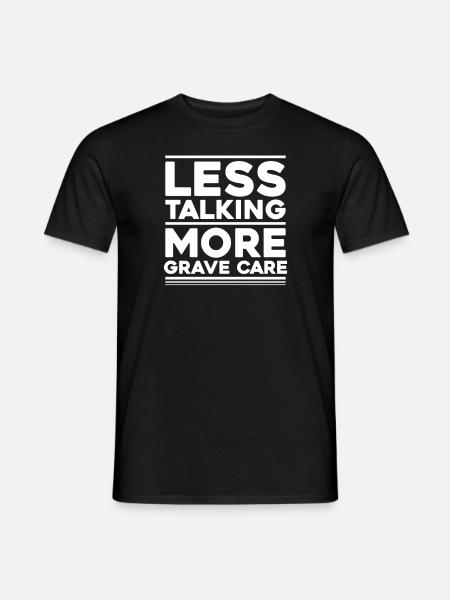 Friedhofsgärtner Friedhof Cemetery Gardener - Männer T-Shirt - Schwarz