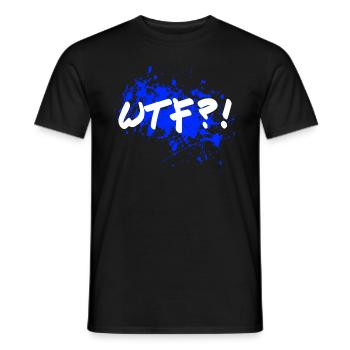 WTF - Männer T-Shirt - Schwarz - Vorne - AI Model Male 178 light (178cm)