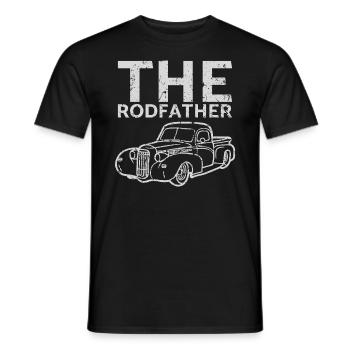 Le design Rodfather pour les fans de voitures classiques - T-shirt homme - noir - Devant - AI Model Male 178 light (178cm)