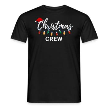 Weihnachts-Crew - Männer T-Shirt - Schwarz - Vorne - AI Model Male 178 light (178cm)