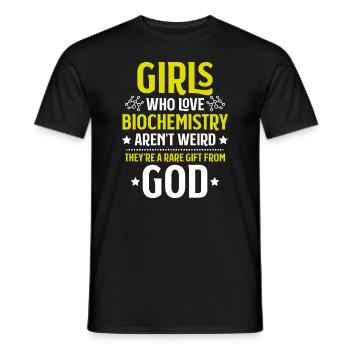 Biochemiker Biochimie Biochimie Biochimiste - T-shirt homme - noir - Devant - AI Model Male 178 light (178cm)