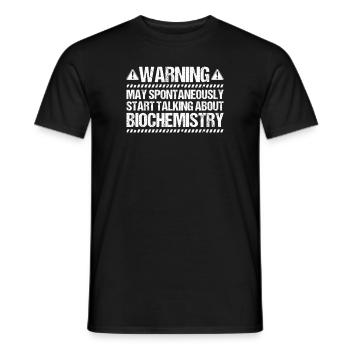 Biochemiker Biochimie Biochimie Biochimiste - T-shirt homme - noir - Devant - AI Model Male 178 light (178cm)