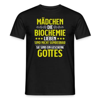 Biochemiker Biochimie Biochimie Biochimiste - T-shirt homme - noir - Devant - AI Model Male 178 light (178cm)