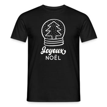 Joyeux Noël - T-shirt homme - noir - Devant - AI Model Male 178 light (178cm)