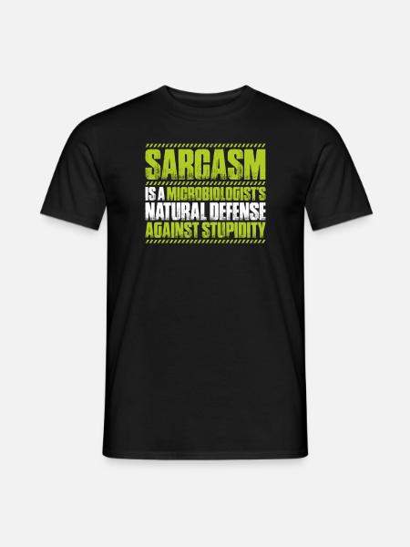 Microbiology Microbiologist Biology Biologist - Men's T-Shirt - black