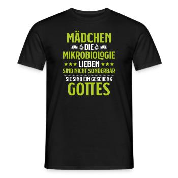 Mikrobiologie Mikrobiologe Biologie Biologe - Männer T-Shirt - Schwarz - Vorne - AI Model Male 178 light (178cm)