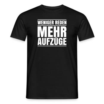 Elevator Fitter Elevator Mechanic Elevator Mechanic - Men's T-Shirt - black - Front - AI Model Male 178 light (178cm)