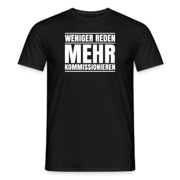 Fachkraft für Lagerlogistik Warehouse Worker Lager - Männer T-Shirt - Schwarz - Vorne - AI Model Male 178 light (178cm)