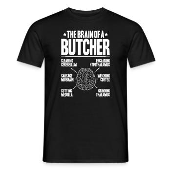 Boucher boucher boucher - T-shirt homme - noir - Devant - AI Model Male 178 light (178cm)
