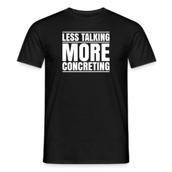 Betonbauer Stahlbetonbauer Ouvrier du béton - T-shirt homme - noir - Devant - AI Model Male 178 light (178cm)