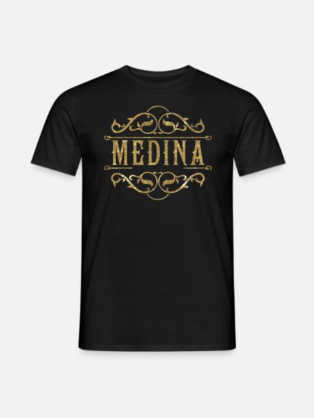 Medina gold - Männer T-Shirt - Schwarz