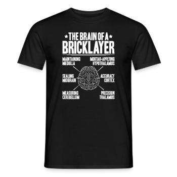 Maître Maçonnerie Maçonnerie Maçon Maçon - T-shirt homme - noir - Devant - AI Model Male 178 light (178cm)