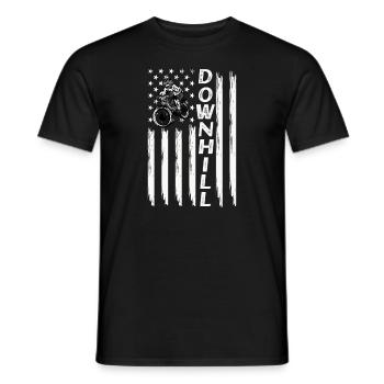 Descente VTT Moto Cross - T-shirt homme - noir - Devant - AI Model Male 178 light (178cm)