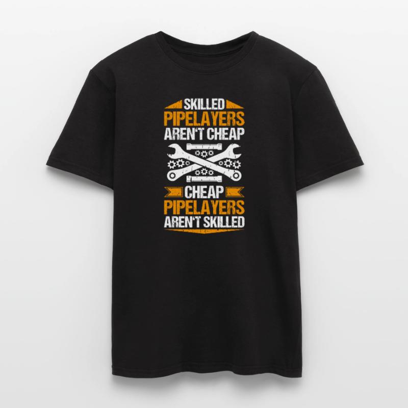 Pipeline Constructor Pipeline Construction Pipelayer Men’s T-shirt