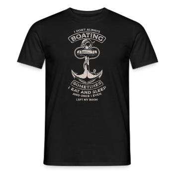 I don't always drive design for ship captain - Men's T-Shirt - black - Front - AI Model Male 178 light (178cm)