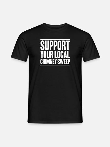 Schornsteinfeger Kaminkehrer Chimney Sweep - Männer T-Shirt - Schwarz