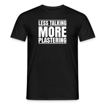 Stuckateur Plasterer Stukkateur Gipser Verputzer - Men's T-Shirt - black - Front - AI Model Male 178 light (178cm)