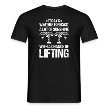 Kranführer Kranfahrer Kran Crane Operator - Männer T-Shirt - Schwarz - Vorne - AI Model Male 178 light (178cm)
