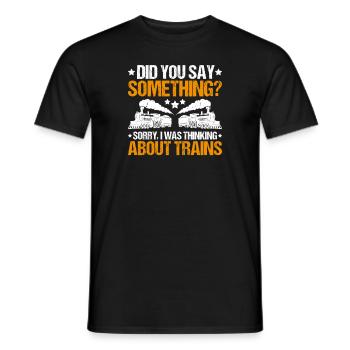 Triebfahrzeugführer Lokführer Train Driver - Men's T-Shirt - black - Front - AI Model Male 178 light (178cm)