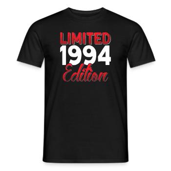 Vintage 1994 Retro Bitrthday Limited Edition - Men's T-Shirt - black - Front - AI Model Male 178 light (178cm)