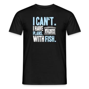 Aquaristics Aquarist Aquarium Fish Aquarist - Men's T-Shirt - black - Front - AI Model Male 178 light (178cm)