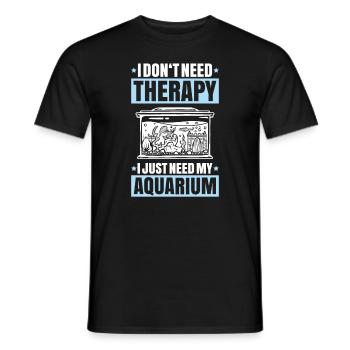 Aquaristics Aquarist Aquarium Fish Aquarist - Men's T-Shirt - black - Front - AI Model Male 178 light (178cm)