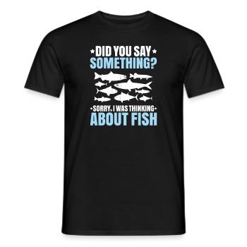 Aquaristics Aquarist Aquarium Fish Aquarist - Men's T-Shirt - black - Front - AI Model Male 178 light (178cm)