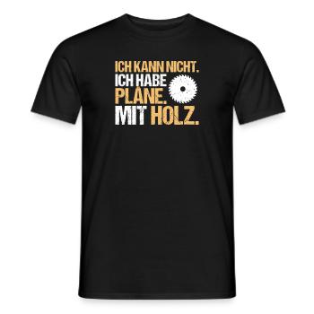 Zimmerer Zimmermann Zimmerei Carpenter Carpentry - Männer T-Shirt - Schwarz - Vorne - AI Model Male 178 light (178cm)