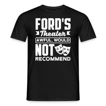 Theater Awful Theatre Actor Symphony - Männer T-Shirt - Schwarz - Vorne - AI Model Male 178 light (178cm)