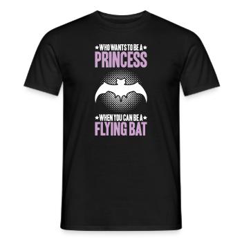 Fledermaus Fledermäuse Bat Bats Fledertier - Männer T-Shirt - Schwarz - Vorne - AI Model Male 178 light (178cm)