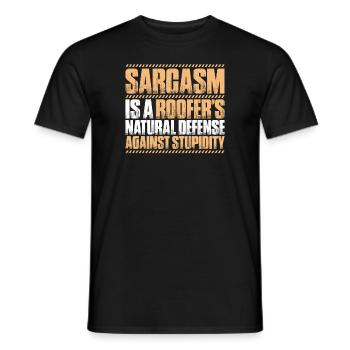 Roofer Roofing Roofing Roofing Roofers Roofing - Men's T-Shirt - black - Front - AI Model Male 178 light (178cm)