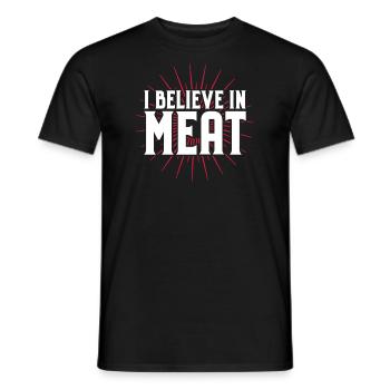 Carnivore Diät Carnivore Ernährung Carnivore Diet - Men's T-Shirt - black - Front - AI Model Male 178 light (178cm)