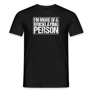 Maître Maçonnerie Maçonnerie Maçon Maçon - T-shirt homme - noir - Devant - AI Model Male 178 light (178cm)