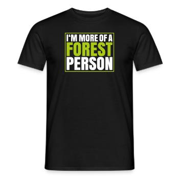 Forester Forestry Forester Forest workers Forest - Men's T-Shirt - black - Front - AI Model Male 178 light (178cm)
