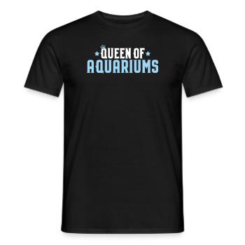 Aquaristics Aquarist Aquarium Fish Aquarist - Men's T-Shirt - black - Front - AI Model Male 178 light (178cm)