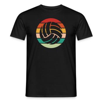 Volley-ball Volleyball Volleyball Joueur Volley - T-shirt homme - noir - Devant - AI Model Male 178 light (178cm)