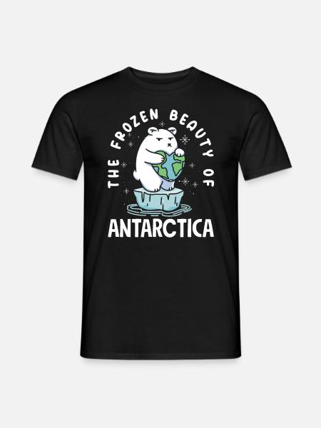 The frozen beauty of Antarctica Expedition - Men's T-Shirt - black