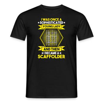 Échafaudage Échafaudage Échafaudage - T-shirt homme - noir - Devant - AI Model Male 178 light (178cm)