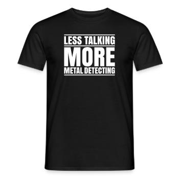 Détecteur Sondler Détecteur de métaux - T-shirt homme - noir - Devant - AI Model Male 178 light (178cm)