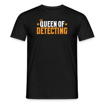 Détecteur Sondler Détecteur de métaux - T-shirt homme - noir - Devant - AI Model Male 178 light (178cm)